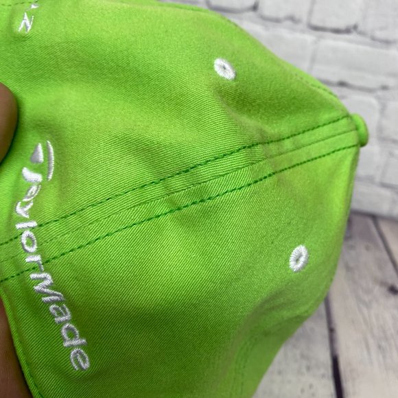TAYLORMADE RBZ Golf Hat Cap Stretch Fit Men Size L/XL Green - DISCOLORATION LOOK - Picture 15 of 15